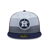 MLB Gray/Navy Houston Astros 2025 Batting Practice 59FIFTY Fitted Hat