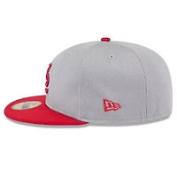 MLB Gray/Red St. Louis Cardinals 2025 Batting Practice 59FIFTY Fitted Hat
