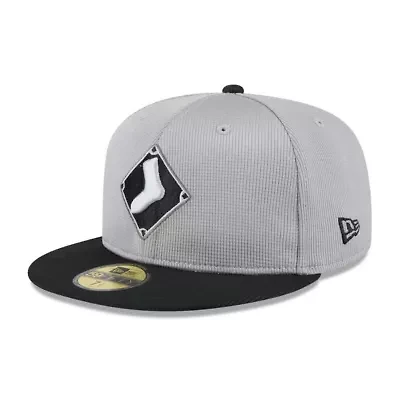Chicago White Sox MLB Gray/Black 2025 Batting Practice 59FIFTY Fitted Hat