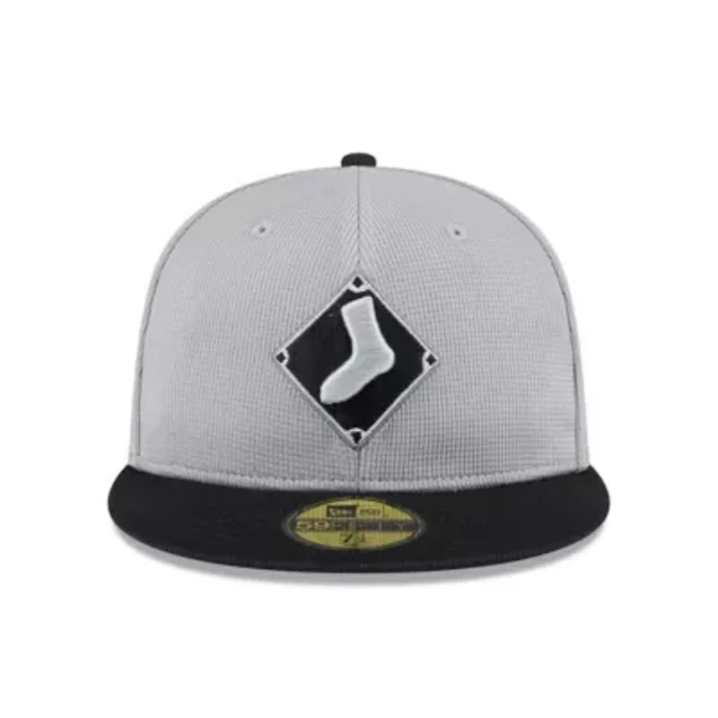 Chicago White Sox MLB Gray/Black 2025 Batting Practice 59FIFTY Fitted Hat