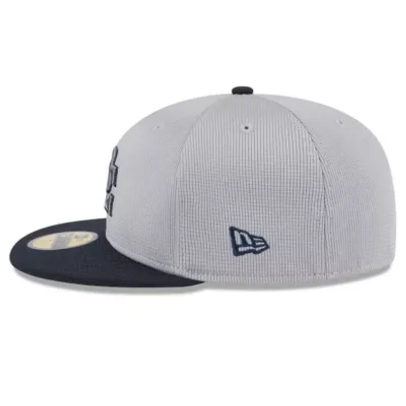 MLB Gray/Navy Washington Nationals 2025 Batting Practice 59FIFTY Fitted Hat