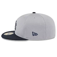 MLB Gray/Navy Washington Nationals 2025 Batting Practice 59FIFTY Fitted Hat