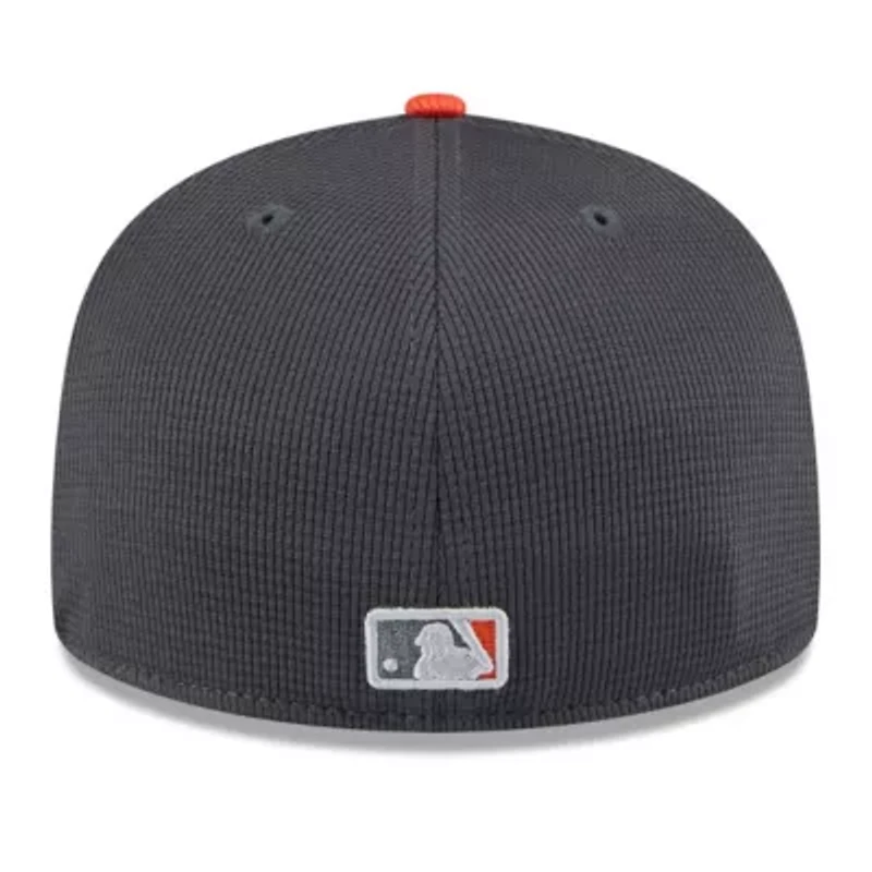 MLB Gray/Orange Baltimore Orioles 2025 Batting Practice 59FIFTY Fitted Hat
