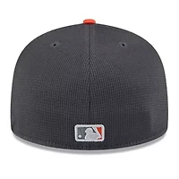 MLB Gray/Orange Baltimore Orioles 2025 Batting Practice 59FIFTY Fitted Hat