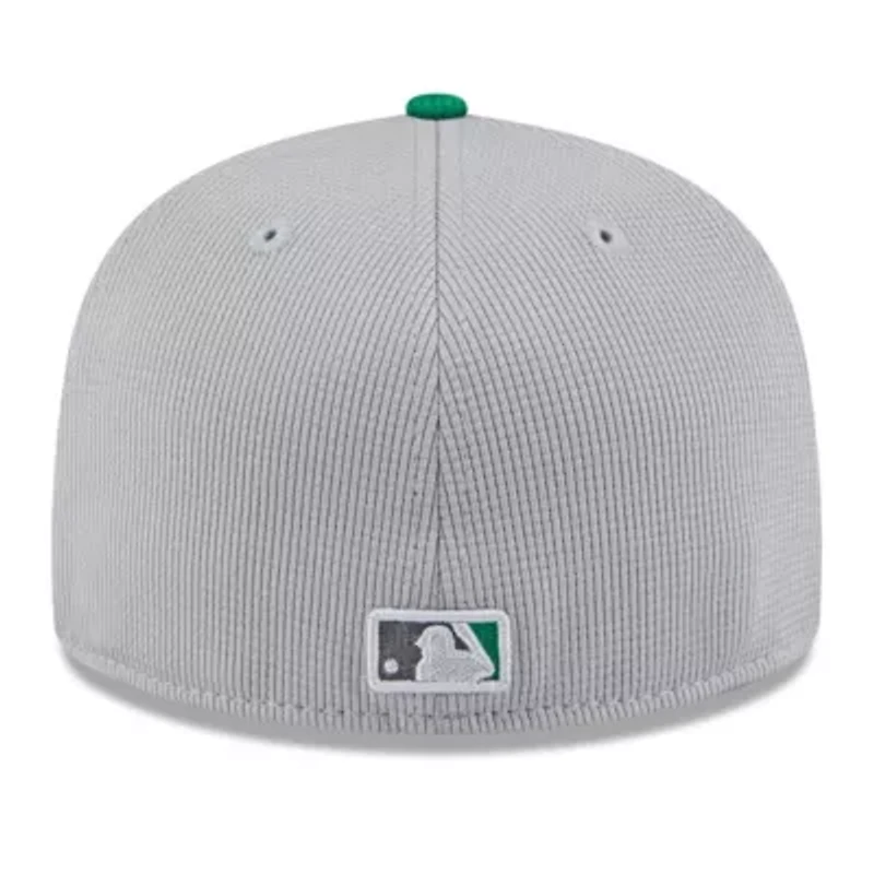 Oakland Athletics MLB Gray/Green 2025 Batting Practice 59FIFTY Fitted Hat