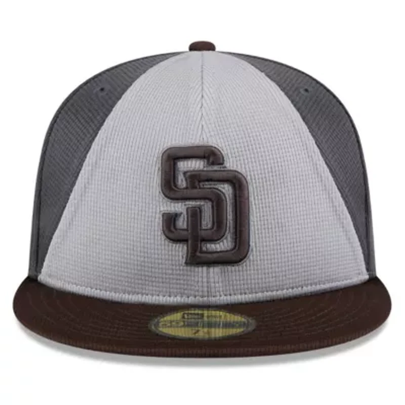 MLB Gray/Brown San Diego Padres 2025 Batting Practice 59FIFTY Fitted Hat
