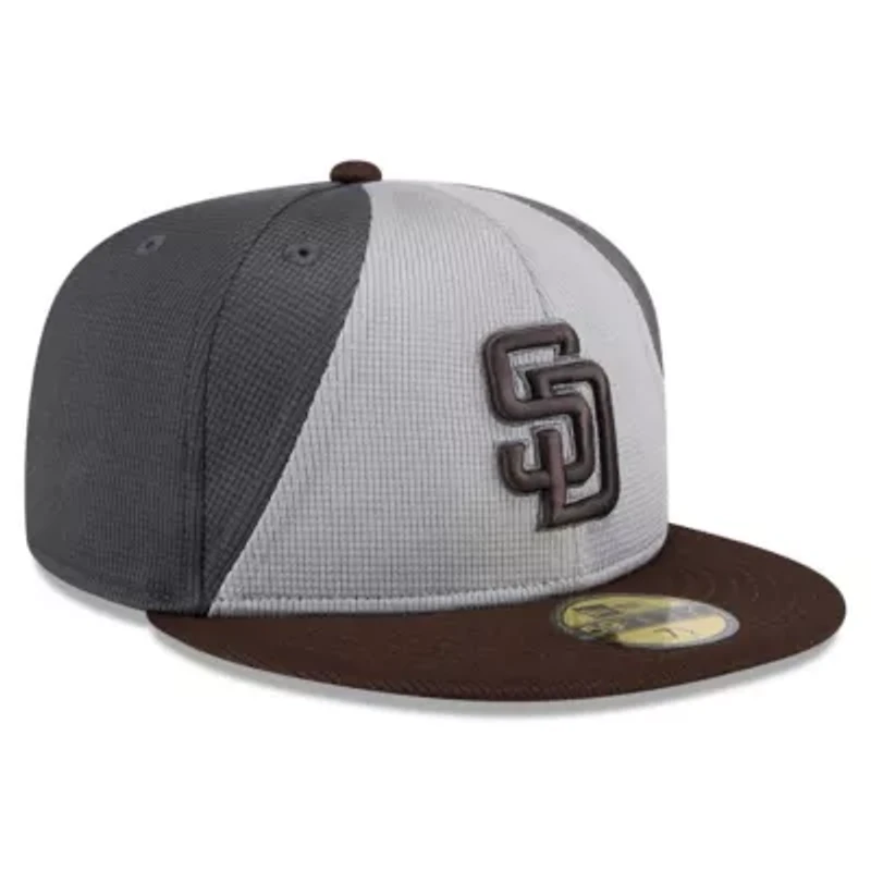 MLB Gray/Brown San Diego Padres 2025 Batting Practice 59FIFTY Fitted Hat