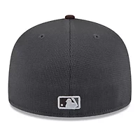 MLB Gray/Brown San Diego Padres 2025 Batting Practice 59FIFTY Fitted Hat