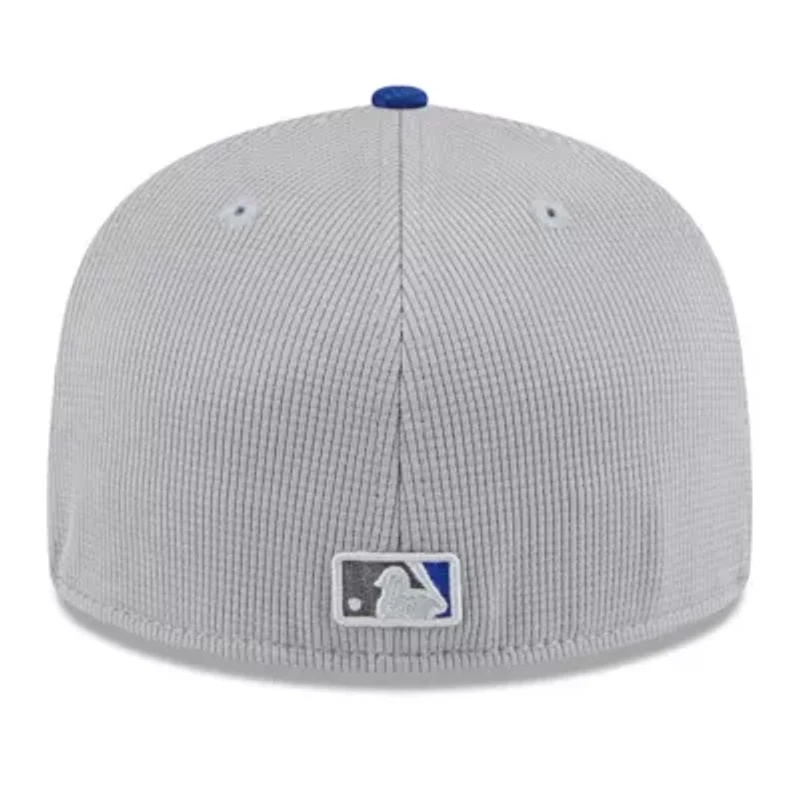 MLB Gray/Royal New York Mets 2025 Batting Practice 59FIFTY Fitted Hat