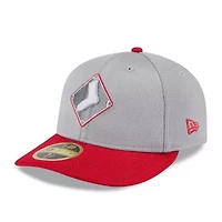 Chicago White Sox MLB Gray/ 2025 Batting Practice Low 59FIFTY Fitted Hat