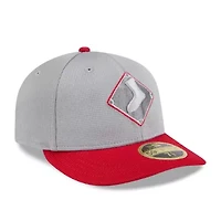 Chicago White Sox MLB Gray/ 2025 Batting Practice Low 59FIFTY Fitted Hat