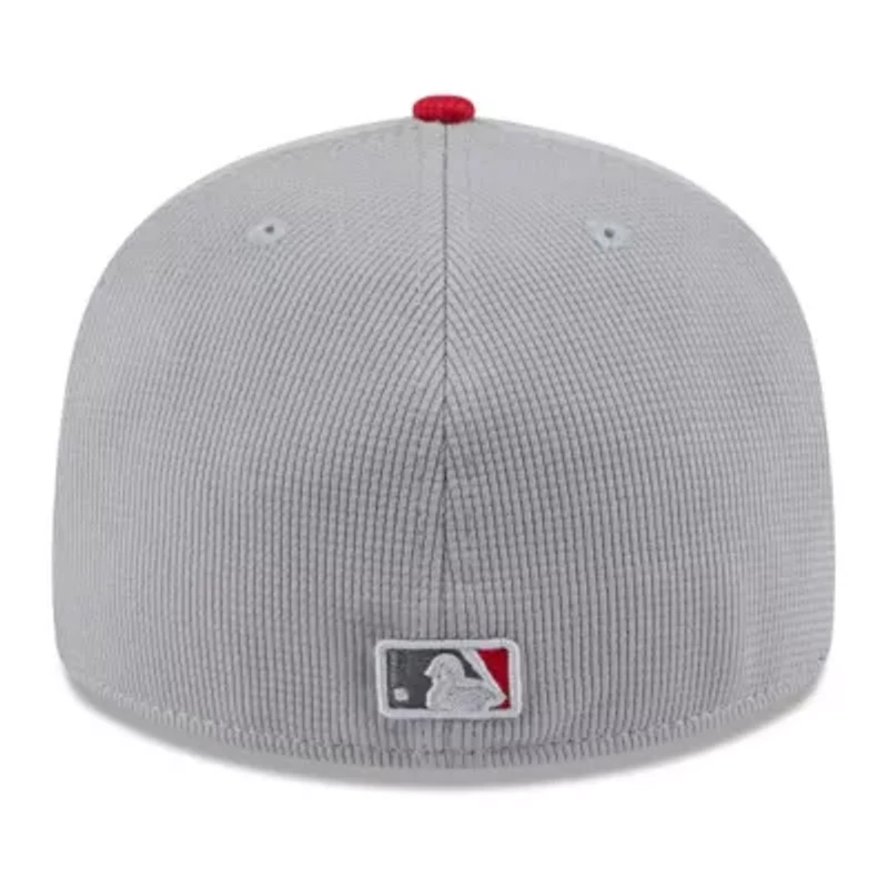 MLB Gray/Red Philadelphia Phillies 2025 Batting Practice Low 59FIFTY Fitted Hat