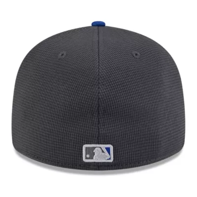 MLB Gray/Royal New York Mets 2025 Batting Practice Low 59FIFTY Fitted Hat