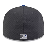 MLB Gray/Royal New York Mets 2025 Batting Practice Low 59FIFTY Fitted Hat