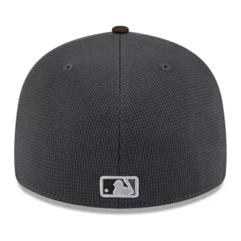 MLB Gray/Brown San Diego Padres 2025 Batting Practice Low 59FIFTY Fitted Hat