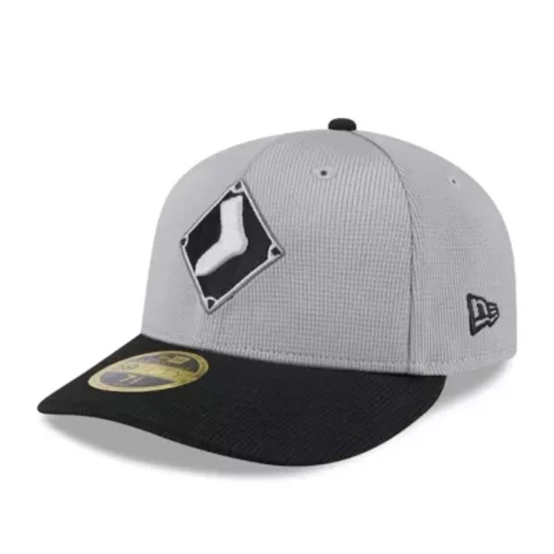 Chicago White Sox MLB Gray/Black 2025 Batting Practice Low 59FIFTY Fitted Hat