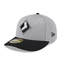 Chicago White Sox MLB Gray/Black 2025 Batting Practice Low 59FIFTY Fitted Hat