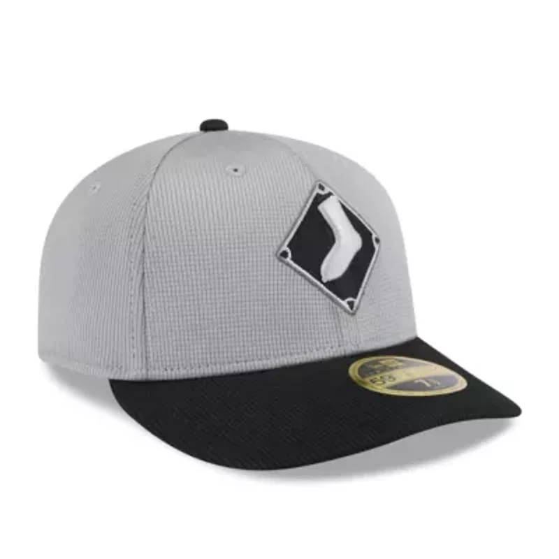 Chicago White Sox MLB Gray/Black 2025 Batting Practice Low 59FIFTY Fitted Hat