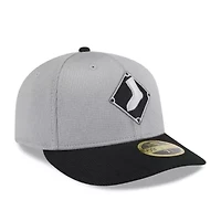 Chicago White Sox MLB Gray/Black 2025 Batting Practice Low 59FIFTY Fitted Hat