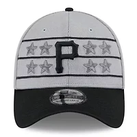 MLB Gray/Black Pittsburgh Pirates 2025 Batting Practice 39THIRTY Flex Hat