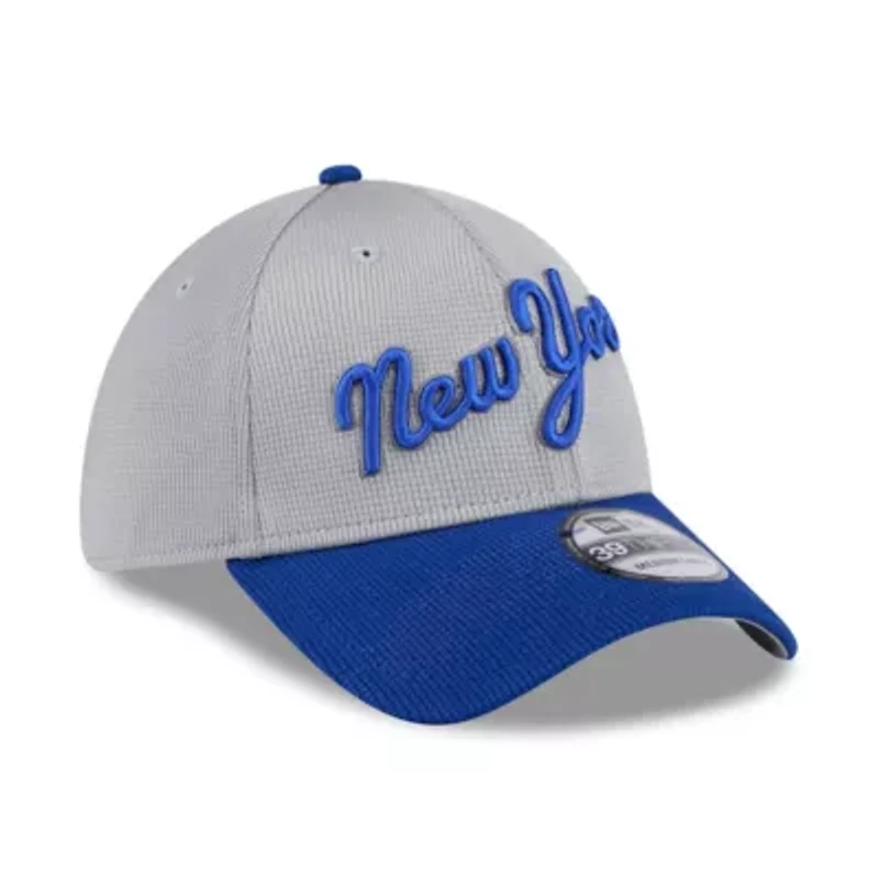 MLB Gray/Royal New York Mets 2025 Batting Practice 39THIRTY Flex Hat