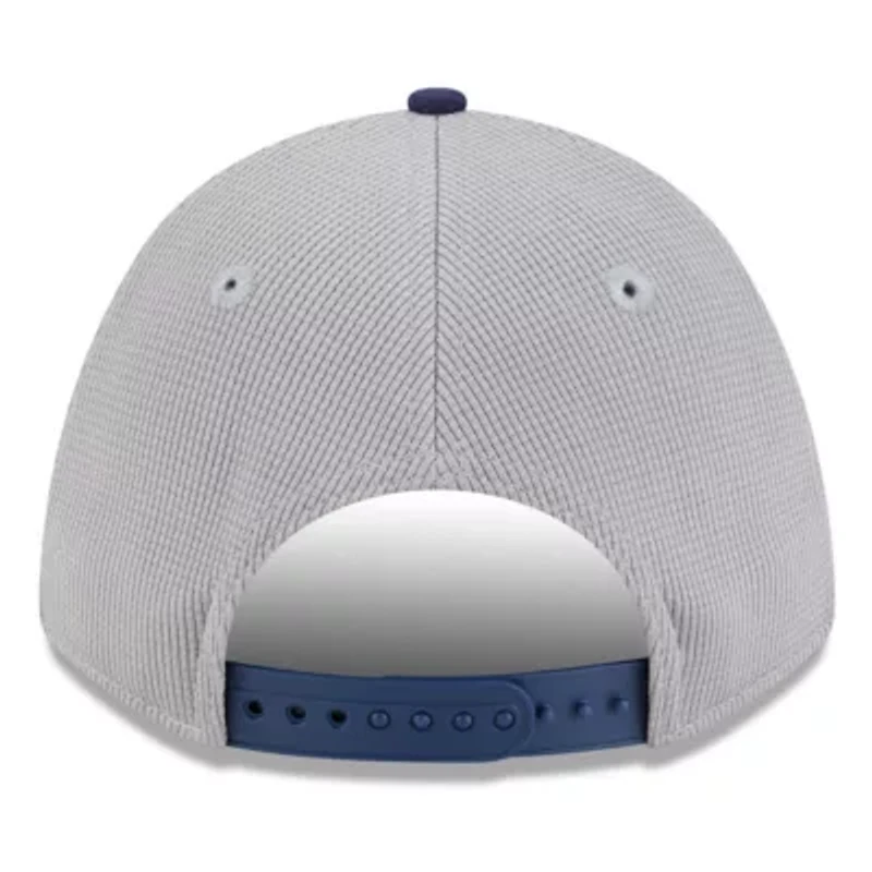 MLB Gray/Navy Tampa Bay Rays 2025 Batting Practice 9FORTY M-Crown Adjustable Hat