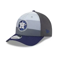 MLB Gray/Navy Houston Astros 2025 Batting Practice 9FORTY M-Crown Adjustable Hat