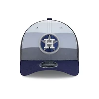 MLB Gray/Navy Houston Astros 2025 Batting Practice 9FORTY M-Crown Adjustable Hat