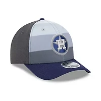 MLB Gray/Navy Houston Astros 2025 Batting Practice 9FORTY M-Crown Adjustable Hat