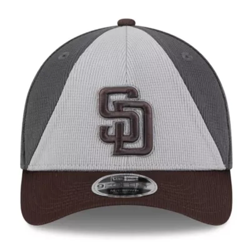 MLB Gray/Brown San Diego Padres 2025 Batting Practice 9FORTY M-Crown Adjustable Hat