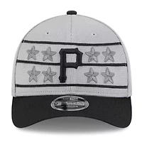 MLB Gray/Black Pittsburgh Pirates 2025 Batting Practice 9FORTY M-Crown Adjustable Hat