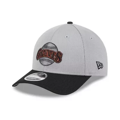 MLB Gray/Black San Francisco Giants 2025 Batting Practice 9FORTY M-Crown Adjustable Hat