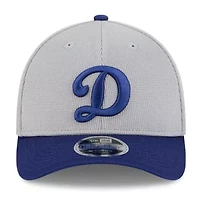 MLB Gray/Royal Los Angeles Dodgers 2025 Batting Practice 9FORTY M-Crown Adjustable Hat