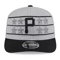 MLB Gray/Black Pittsburgh Pirates 2025 Batting Practice 9SEVENTY Stretch-Snap Trucker Hat