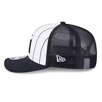 MLB White/Navy Minnesota Twins 2025 Batting Practice 9SEVENTY Stretch-Snap Trucker Hat