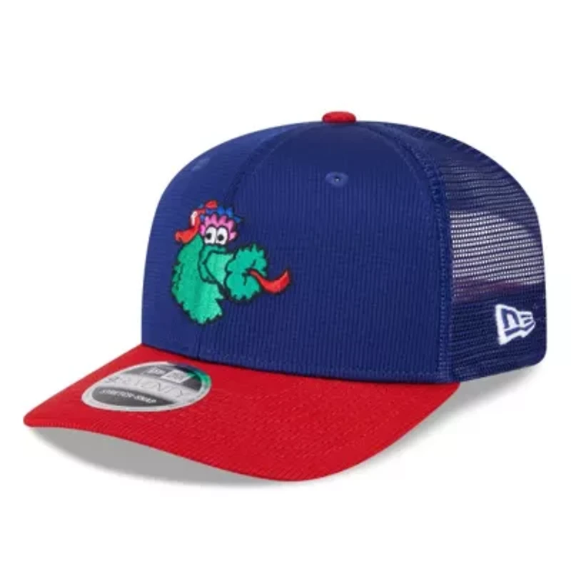 MLB Royal/Red Philadelphia Phillies 2025 Batting Practice 9SEVENTY Stretch-Snap Trucker Hat