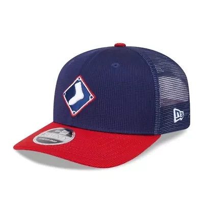 Chicago White Sox MLB Navy/Red Chicago Sox 2025 Batting Practice 9SEVENTY Stretch-Snap Trucker Hat