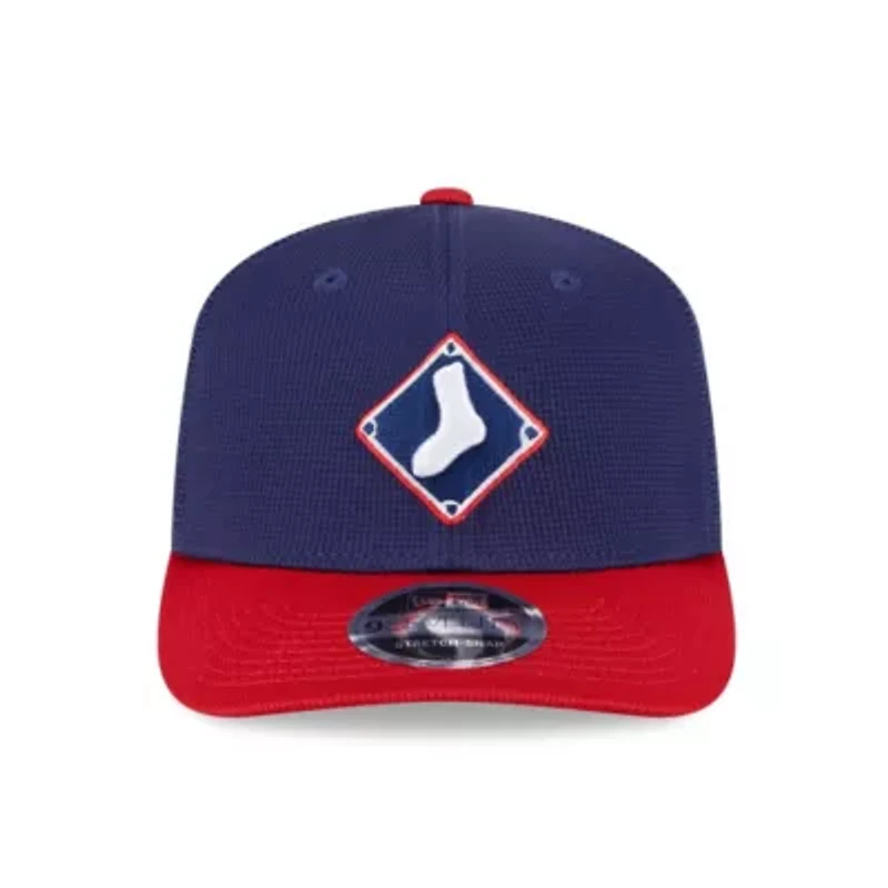 Chicago White Sox MLB Navy/Red Chicago Sox 2025 Batting Practice 9SEVENTY Stretch-Snap Trucker Hat