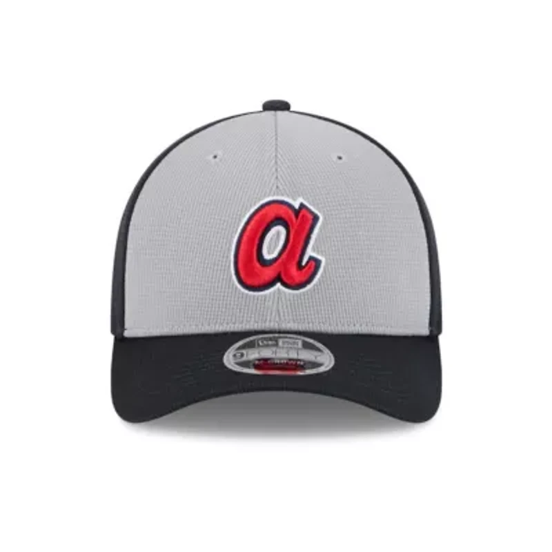 MLB Navy/Gray Atlanta Braves 2025 Batting Practice 9FORTY M-Crown Adjustable Hat