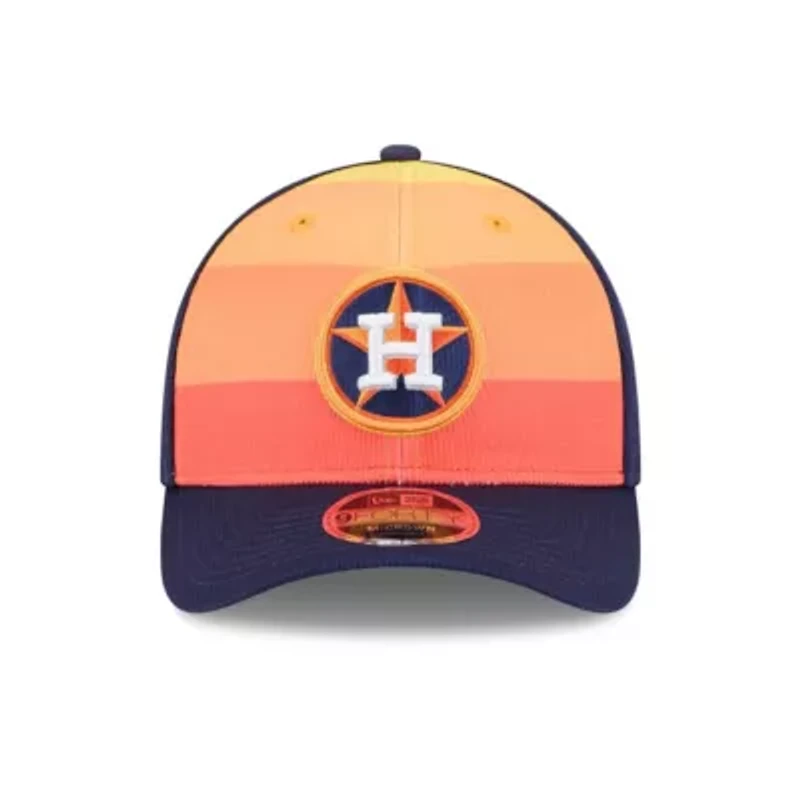 MLB Navy/Orange Houston Astros 2025 Batting Practice 9FORTY M-Crown Adjustable Hat