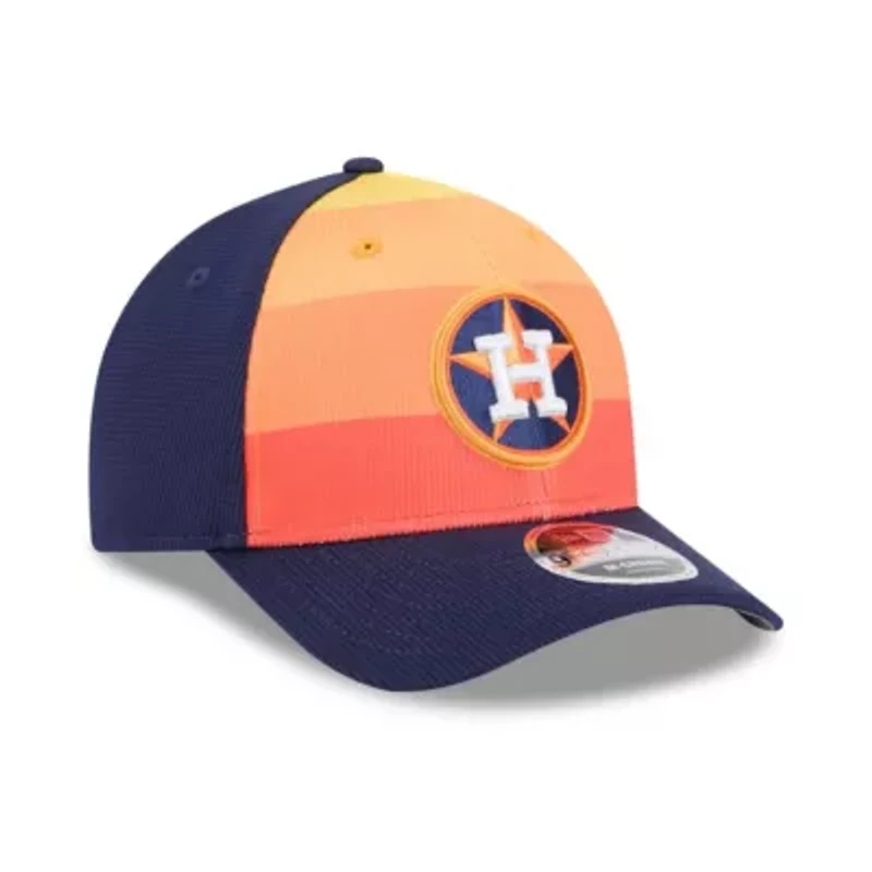 MLB Navy/Orange Houston Astros 2025 Batting Practice 9FORTY M-Crown Adjustable Hat