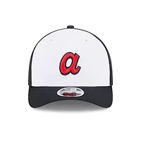 MLB Navy/White Atlanta Braves 2025 Batting Practice 9FORTY M-Crown Adjustable Hat