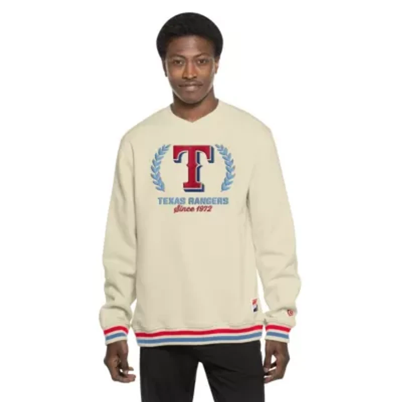 MLB Texas Rangers Throwback Pullover Sweatshirt