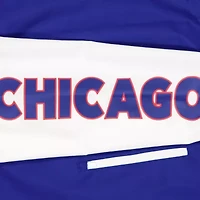 MLB Royal/Red Chicago Cubs Color Block Full-Zip Hoodie Windbreaker
