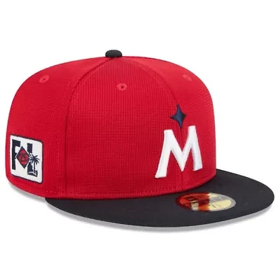 MLB Red/Navy Minnesota Twins 2025 Spring Training 59FIFTY Fitted Hat