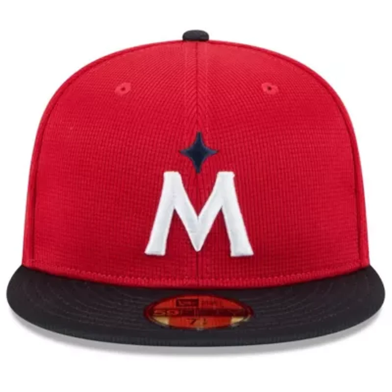 MLB Red/Navy Minnesota Twins 2025 Spring Training 59FIFTY Fitted Hat