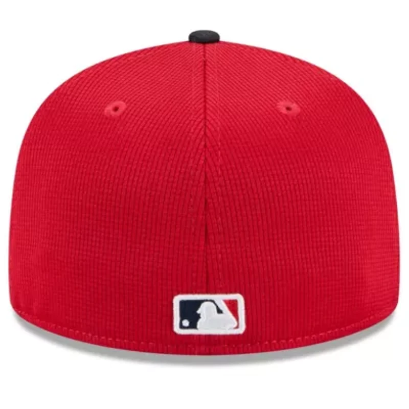 MLB Red/Navy Minnesota Twins 2025 Spring Training 59FIFTY Fitted Hat