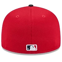 MLB Red/Navy Minnesota Twins 2025 Spring Training 59FIFTY Fitted Hat