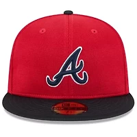 MLB Red/Navy Atlanta Braves 2025 Spring Training 59FIFTY Fitted Hat
