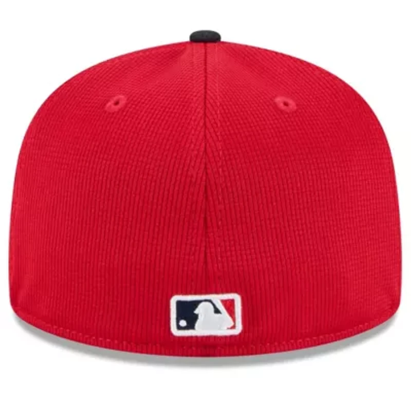MLB Red/Navy Atlanta Braves 2025 Spring Training 59FIFTY Fitted Hat